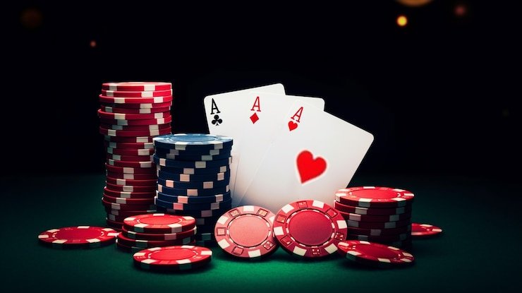 m88 login poker table interface showing cards and player positions